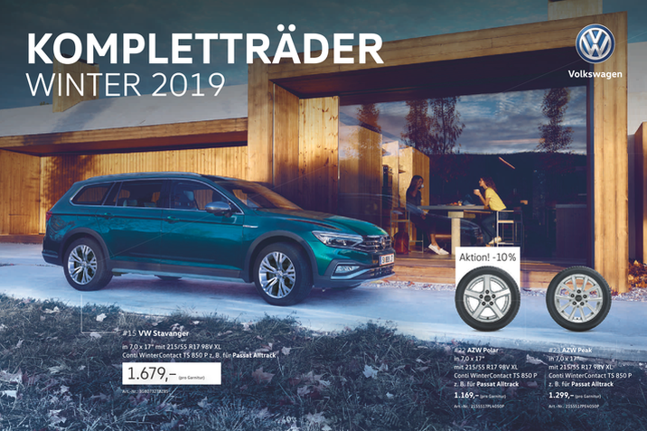 VW Winter Kompletträder 2019